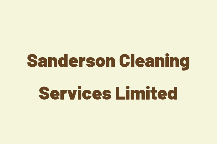 Sanderson Cleaning Services Limited