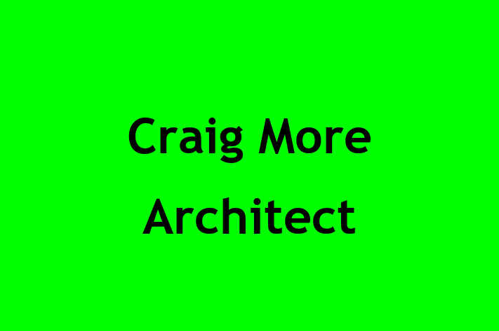 Craig More Architect