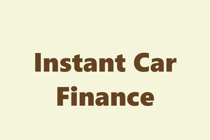 Instant Car Finance