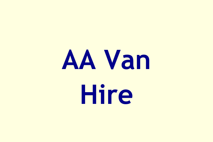 AA Van Hire