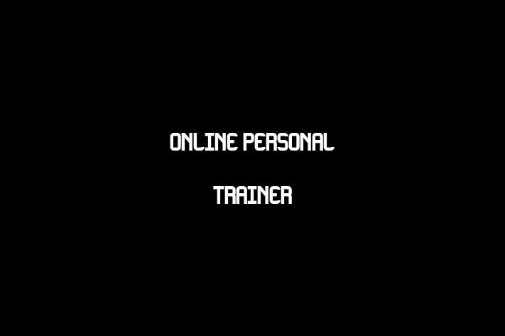 Online Personal Trainer