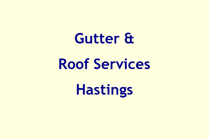 Gutter & Roof Services Hastings