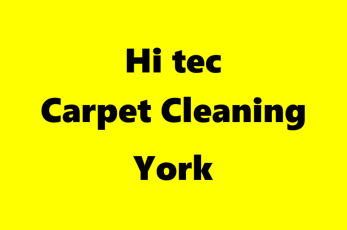 Hi tec Carpet Cleaning York