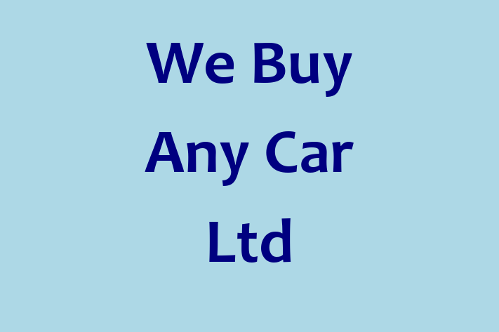 We Buy Any Car Ltd