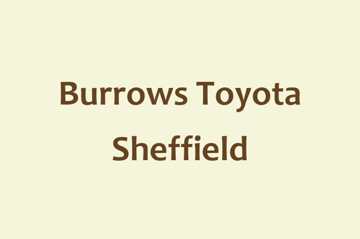 Burrows Toyota Sheffield