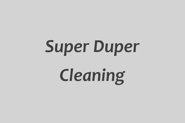 Super Duper Cleaning