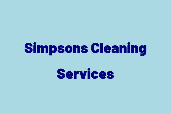 Simpsons Cleaning Services