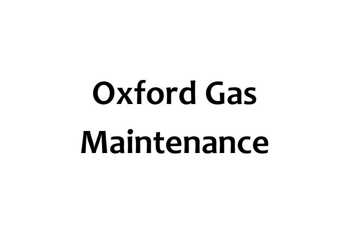 Oxford Gas Maintenance