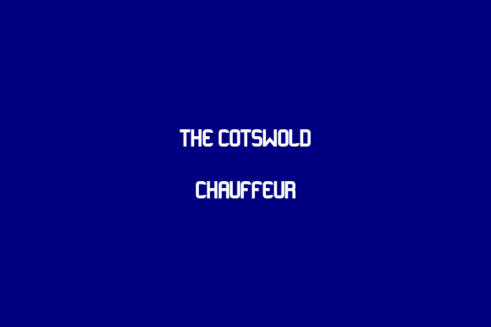 The Cotswold Chauffeur