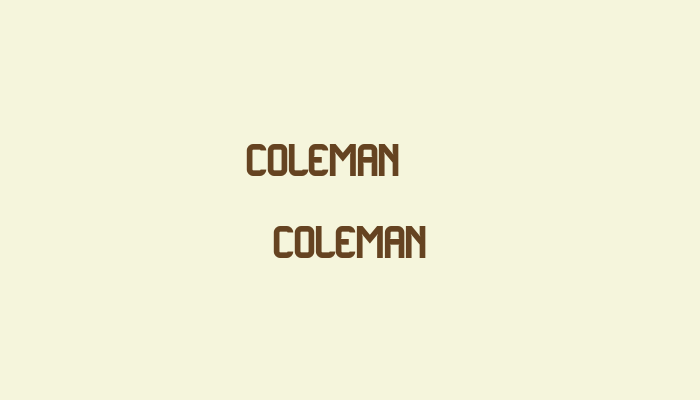 coleman & coleman