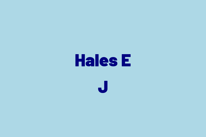 Hales E J