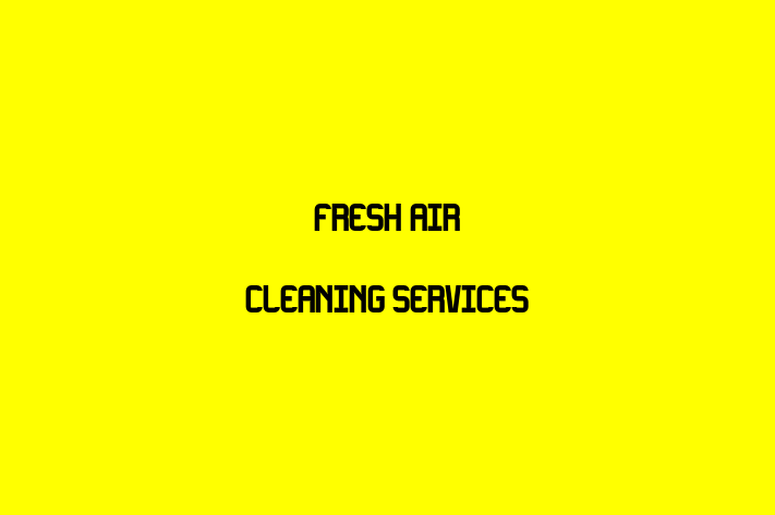 Fresh Air Cleaning Services