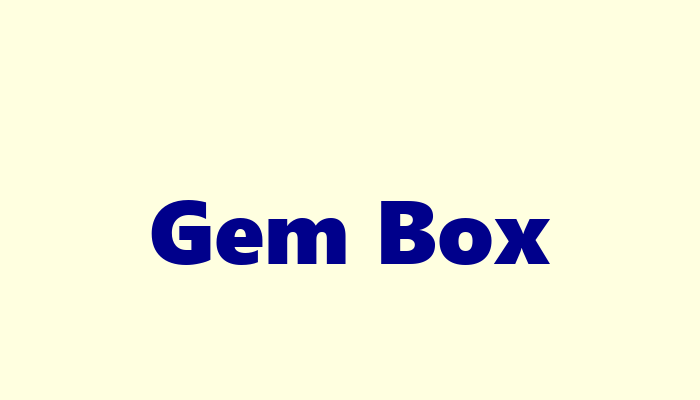 Gem Box