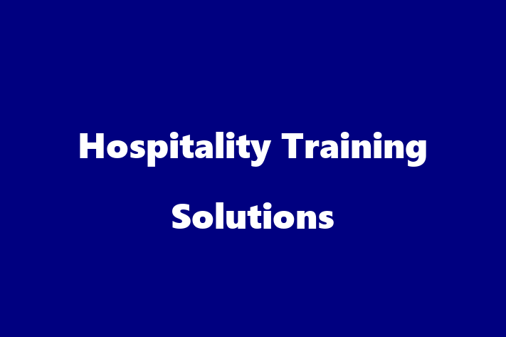 Hospitality Training Solutions