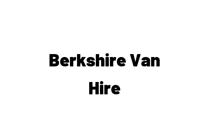 Berkshire Van Hire