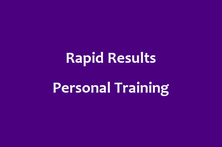 Rapid Results Personal Training