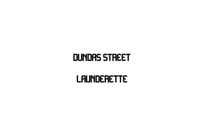 Dundas street launderette