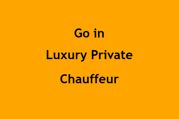 Go in Luxury Private Chauffeur