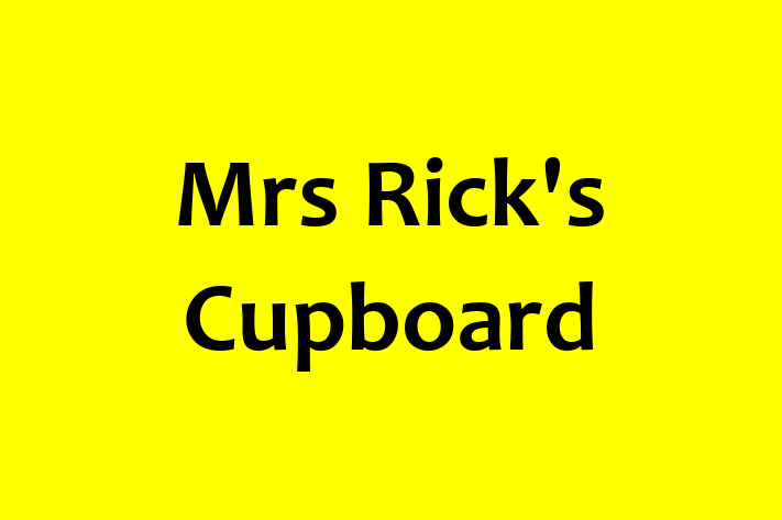 Mrs Rick's Cupboard