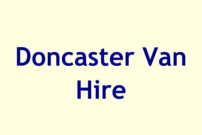 Doncaster Van Hire