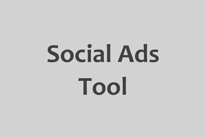 Social Ads Tool