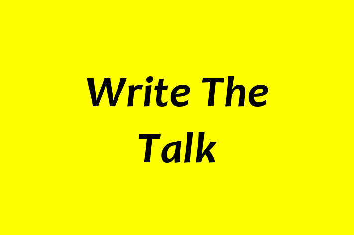 Write The Talk