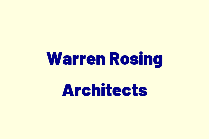 Warren Rosing Architects