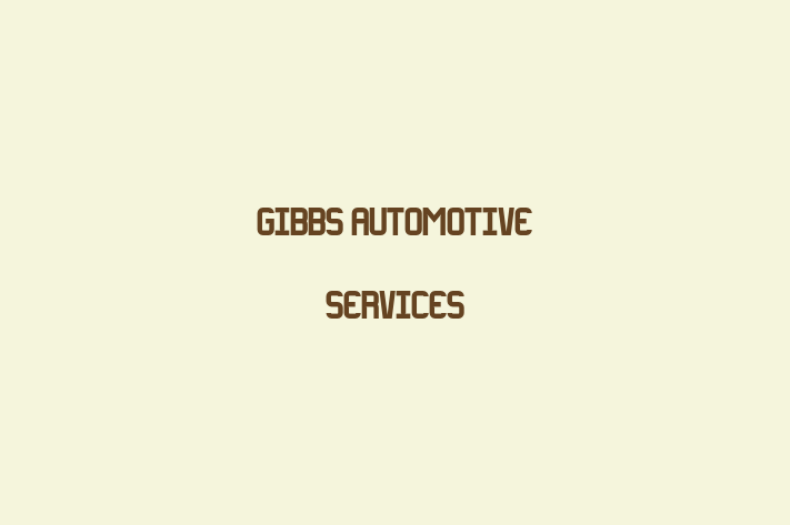 Gibbs Automotive Services