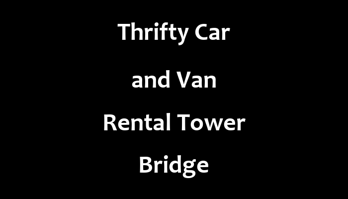 Thrifty Car and Van Rental Tower Bridge