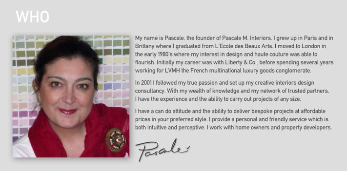 PASCALE M  INTERIORS