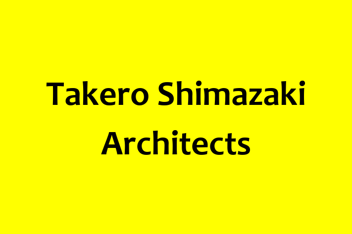 Takero Shimazaki Architects