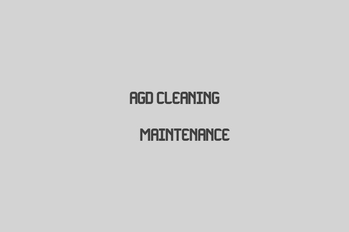 AGD Cleaning & Maintenance