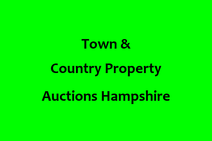 Town & Country Property Auctions  Hampshire