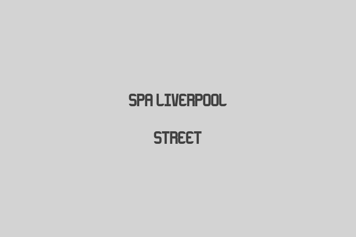 Spa Liverpool Street