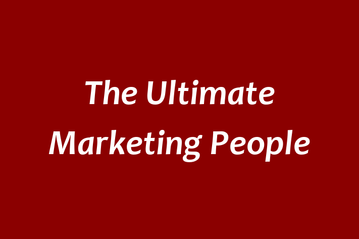 The Ultimate Marketing People