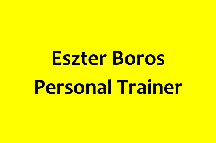 Eszter Boros Personal Trainer