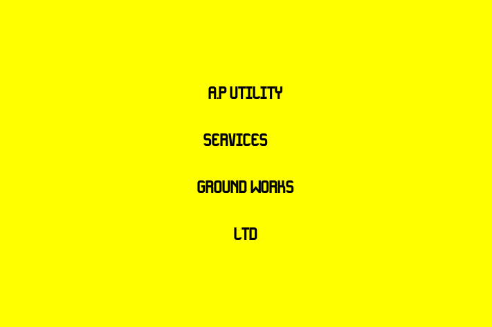 A P Utility Services & Ground works Ltd