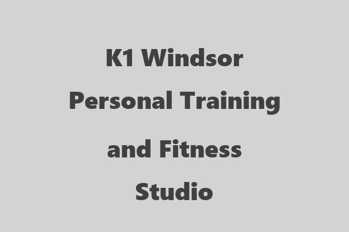 K1 Windsor   Personal Training and Fitness Studio