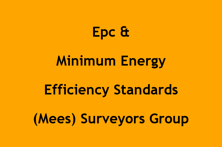 Epc & Minimum Energy Efficiency Standards (Mees) Surveyors Group London Uk