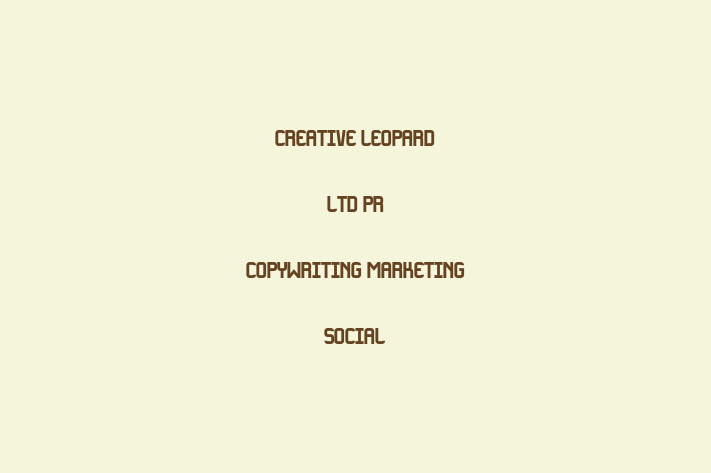 Creative Leopard Ltd  Pr   Copywriting   Marketing   Social