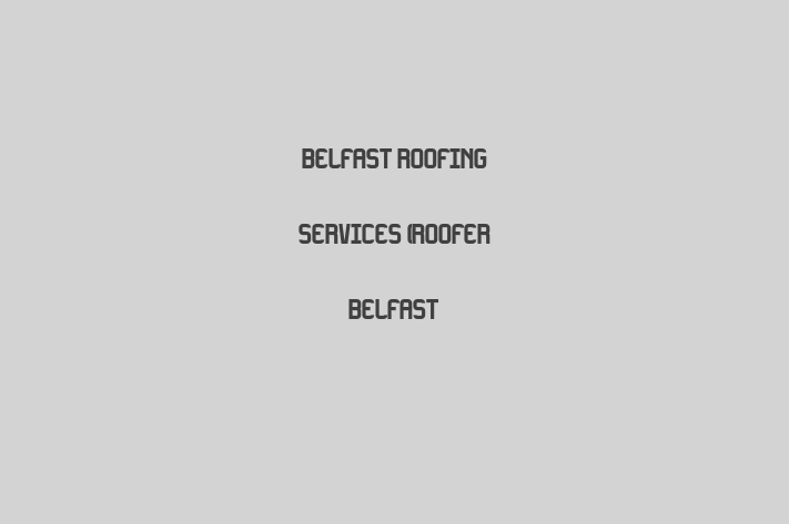 Belfast Roofing Services   (Roofer Belfast