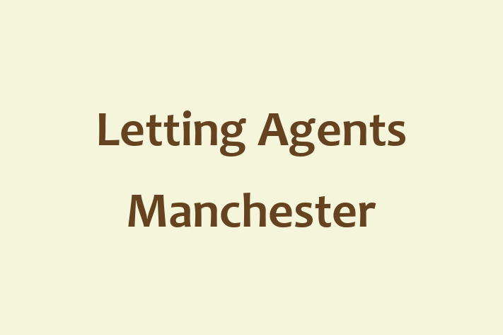 Letting Agents Manchester