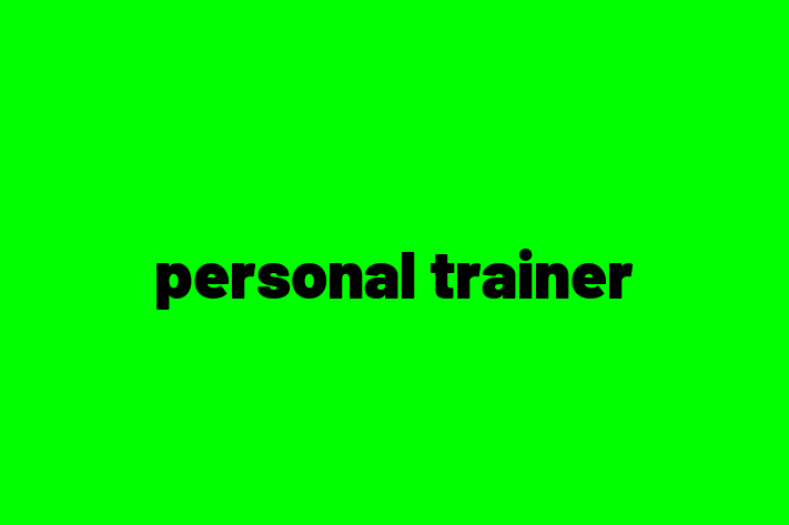 personal trainer