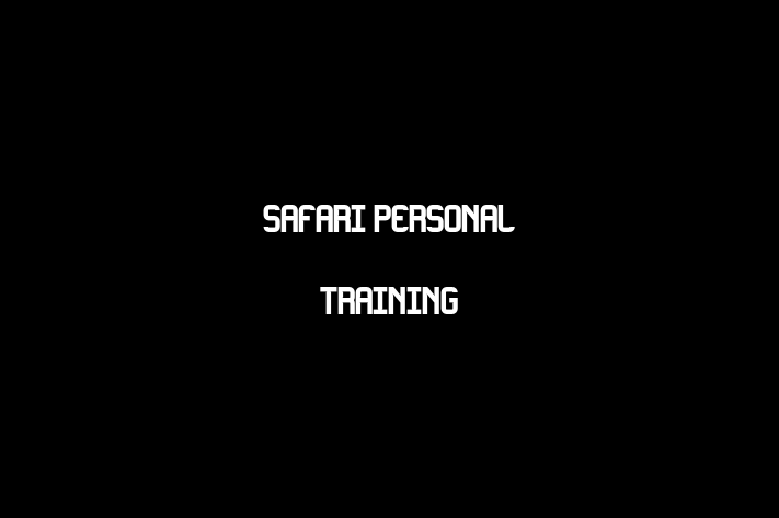 Safari Personal Training