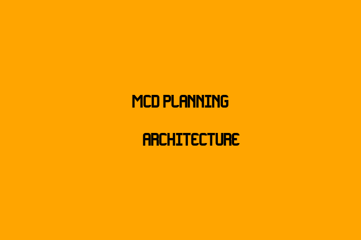 MCd Planning & Architecture