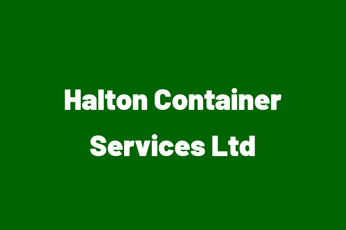 Halton Container Services Ltd