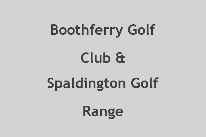 Boothferry Golf Club & Spaldington Golf Range