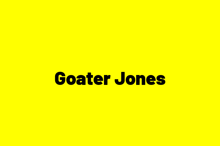 Goater Jones