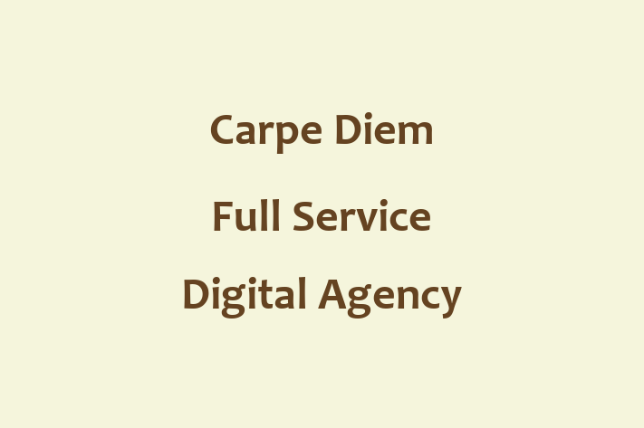 Carpe Diem   Full Service Digital Agency