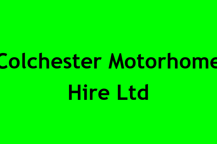 Colchester Motorhome Hire Ltd